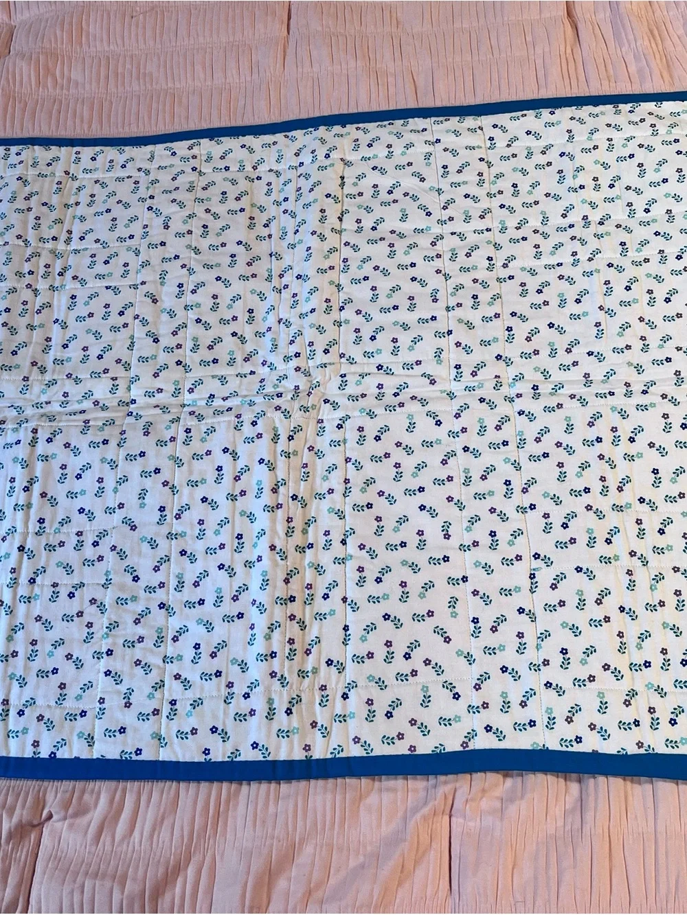 Pretty Homemade Lap Quilt
